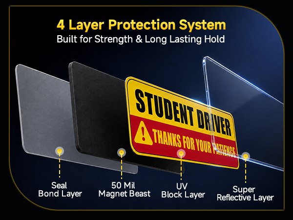 student driver magnet for car new stickers magnets sign please be patient magnetic signs bumper