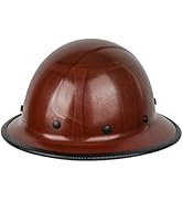 GREEN DEVIL Fiberglass Full Brim Hard Hat OSHA &amp; ANSI Rated Fiber Hardhat for Men with Brim Guard