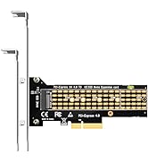 GLOTRENDS 22110 M.2 NVMe to PCIe 4.0 X4 Adapter, PCIe 4.0/3.0 X4 Full Speed Support (PA-22110)