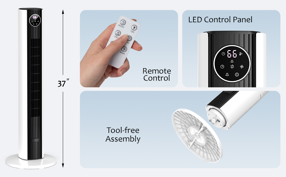 floor fan with remote, tower fans