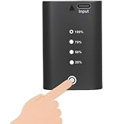 DIFESURO LP-E6P Camera Battery, 2600mAh 6A R5 Mark II Battery with Type-C Charging Port, LP-E6P L...
