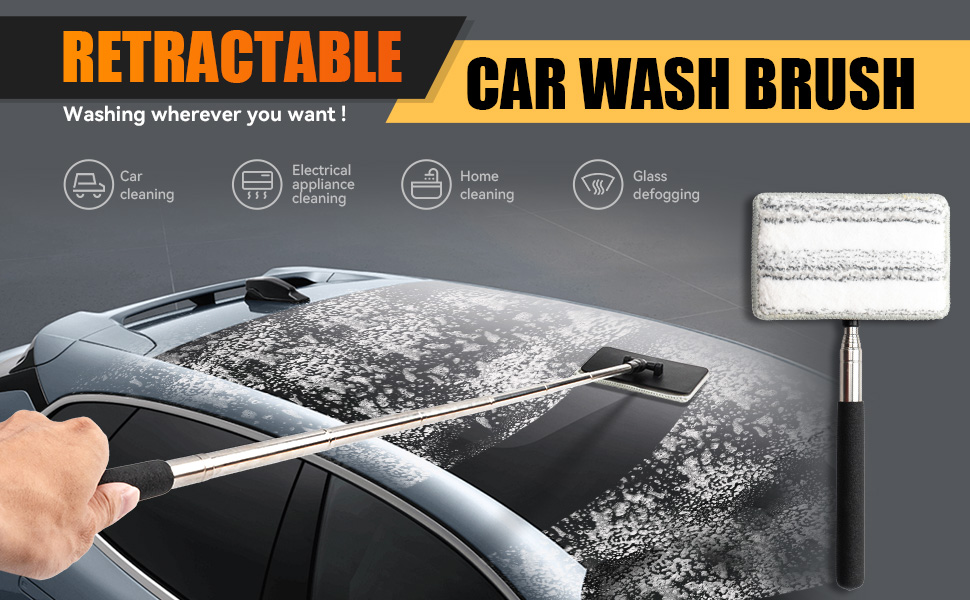 Windshield cleaning brush
