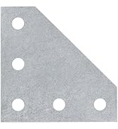 heneng 4 Pcs 5 Hole Corner Gusset Plate for 1-5/8