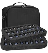 TORIBIO 48 Slots Minature Figurine Bag, Miniature Storage Bag Compatible with Warhammer 40k, Dung...