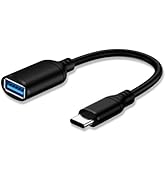 USB C to USB 3.0 Adapter, USB C Android Adapter Male to USB A Female OTG On The Go Cable for Sams...