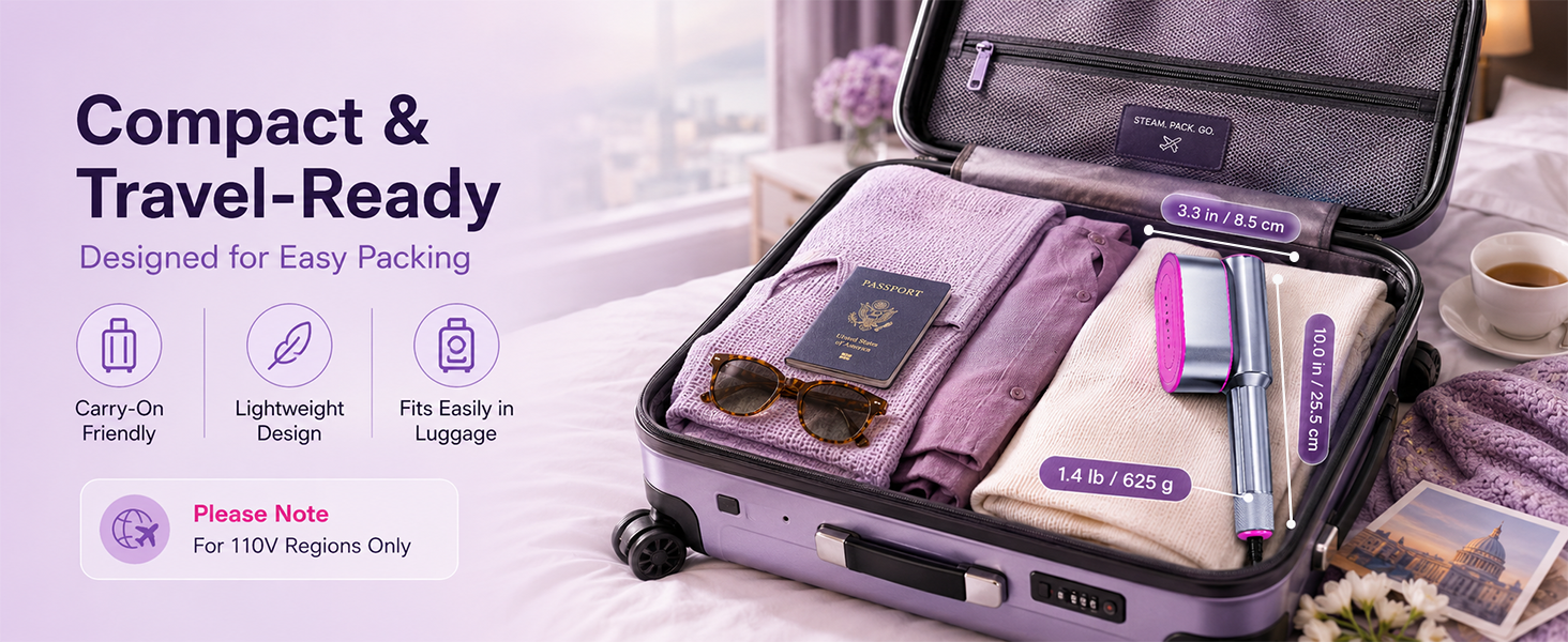 Compact and Travel-Ready, Designed for Easy Packing
