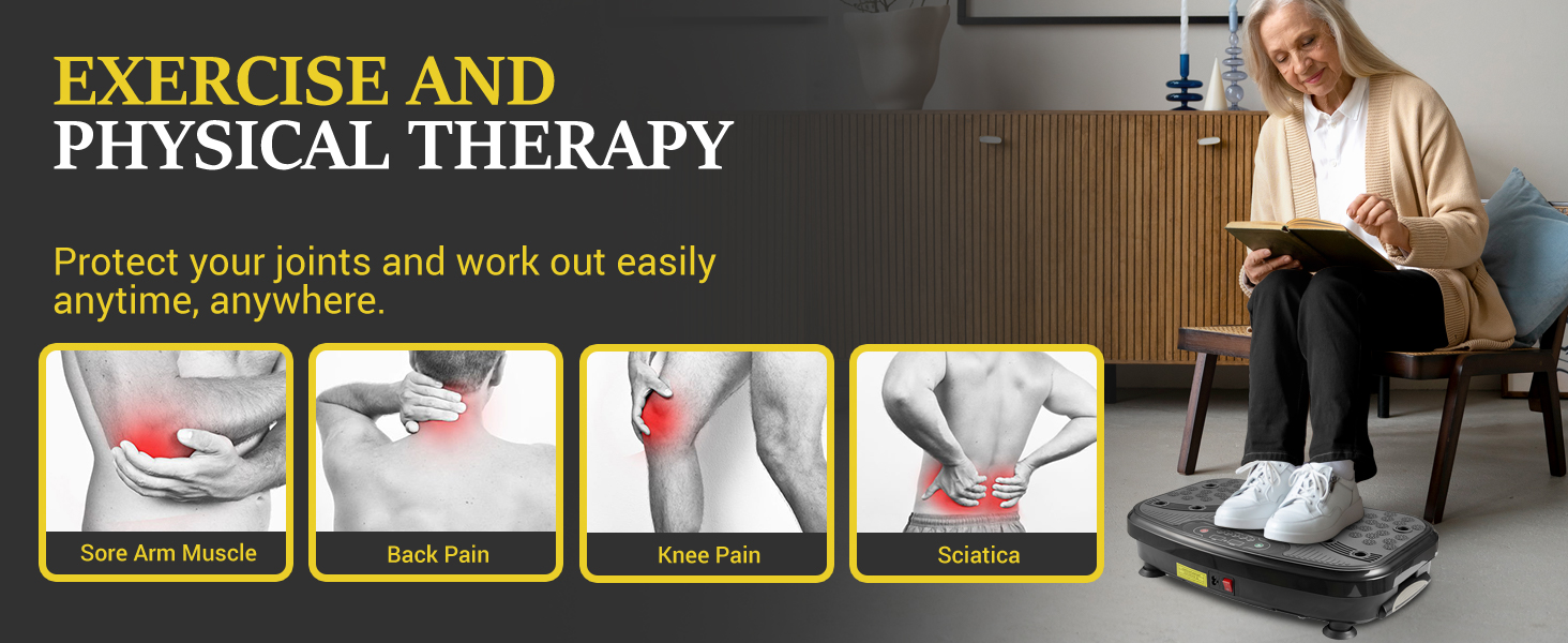 Vibration Plate Exercise Machine for Home Gym