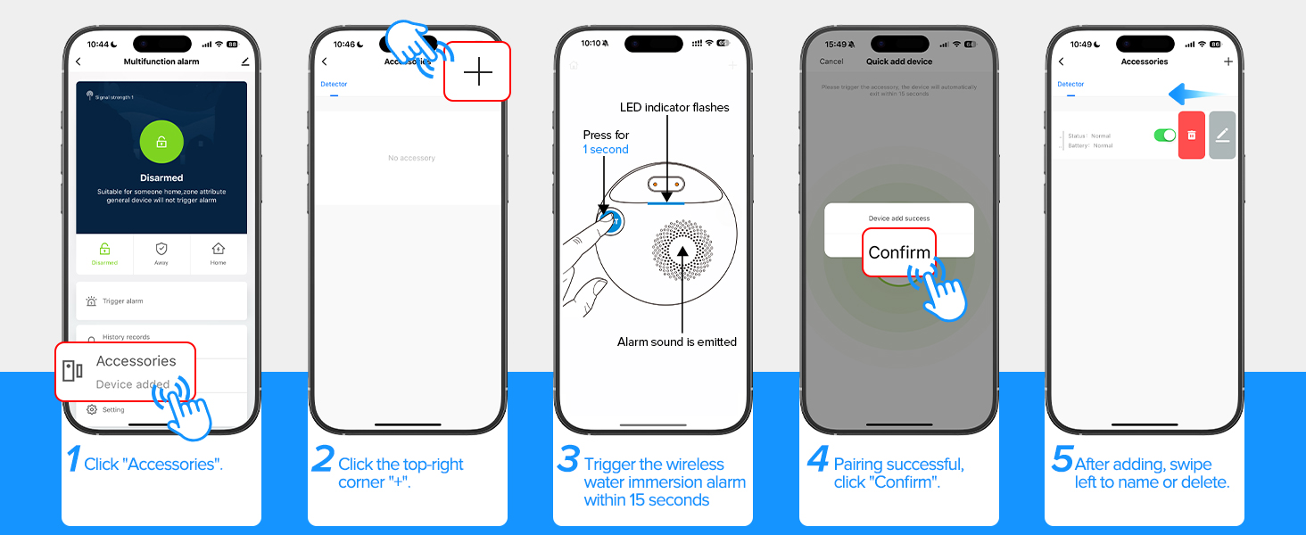 water leak alarms for home