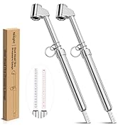 Nilight Dual Head Tire Pressure Gauge Heavy Duty Truck Air Chuck Range 10-150PSI 1-10Bar Tire Pre...