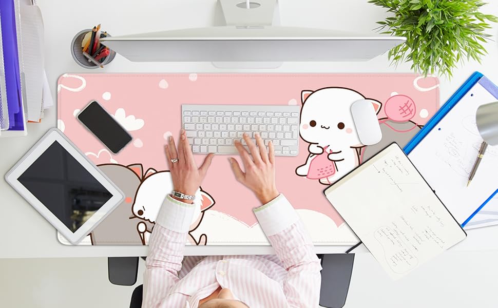 Pink Large Mouse Pad