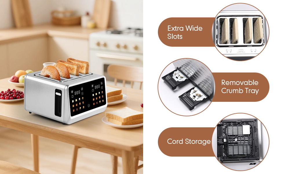 touch screen toaster