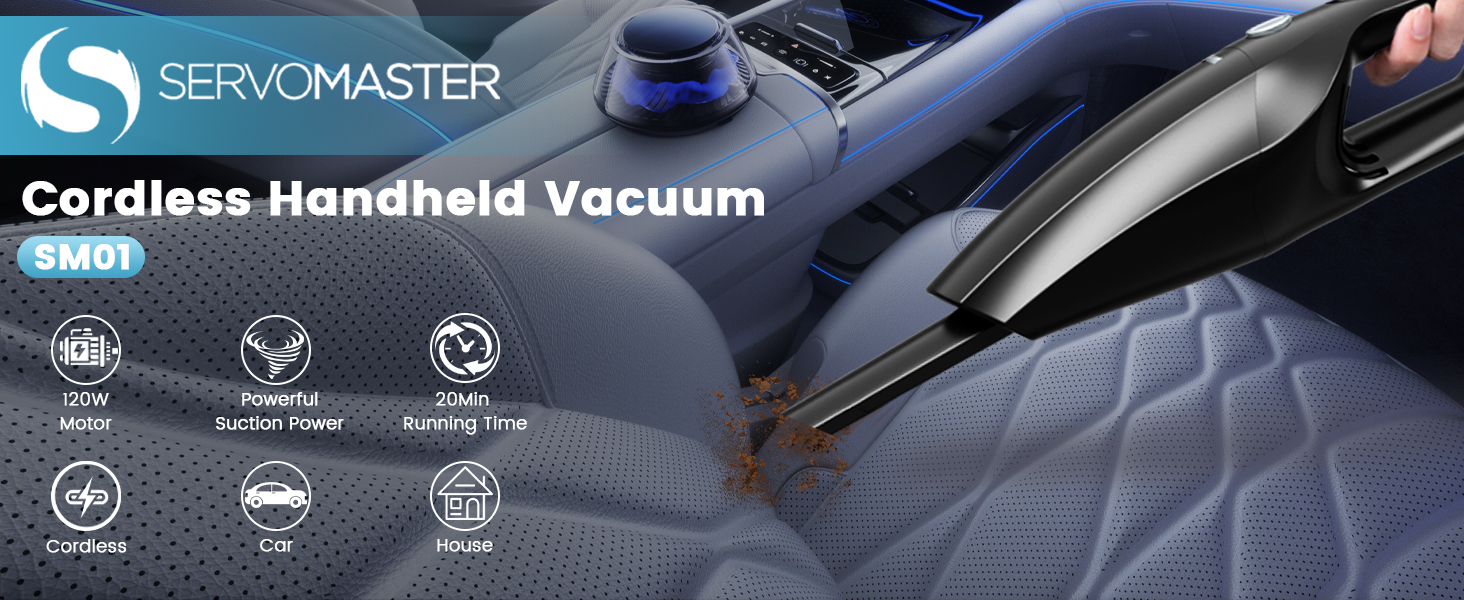 Servomaster Cordless Handheld Vacuum cleaner 