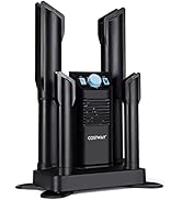 COSTWAY Boot Dryer, Shoe Dryer with 180 Mins Timer &amp; Heating Blower, Ozone Disinfection, Extendab...