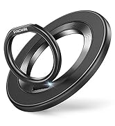 SYNCWIRE Magnetic Phone Ring Holder for MagSafe, 360° Rotation Cell Phone Grip Stand Finger Ring ...