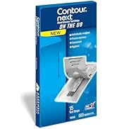 Contour Next Blood Glucose Test Strips for Diabetes – 15 Ct (1 Pack) – Accurate, No Coding, Secon...