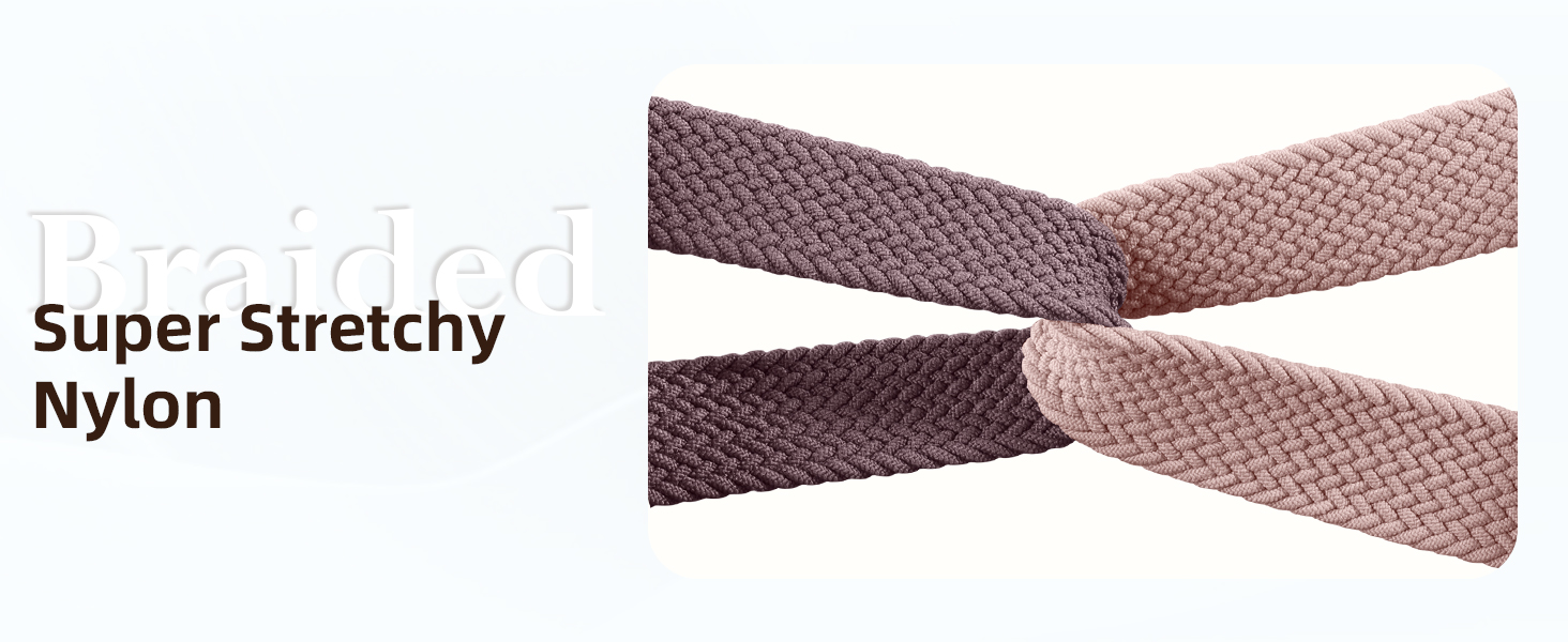 DaQin Braided Nylon Watch Band for Women