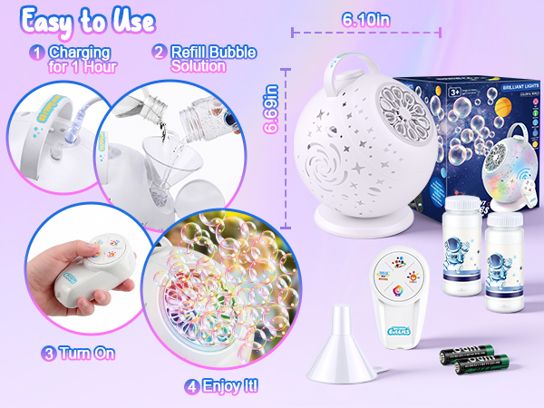 Bubble Machine for Kids