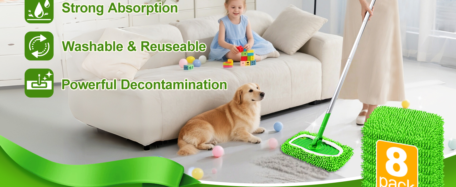 reusable swiffer mop pads