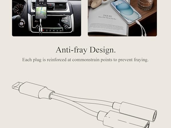 Widely compatible with USB-C devices and audio devices with 3.5mm plug