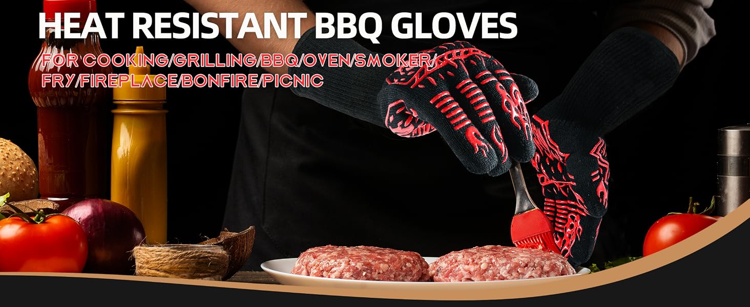 oven gloves with fingers