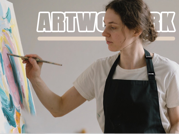 Water Oil Resistant Chef Cooking Aprons Two 2 Pockets Men Women Baking Painting Waiter Waitress