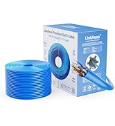 LinkNexa Cat6 Ethernet Cable 1000ft, Cat6 Cable, UTP 23AWG 550MHz Solid Bare Copper Wire, Cat 6 B...