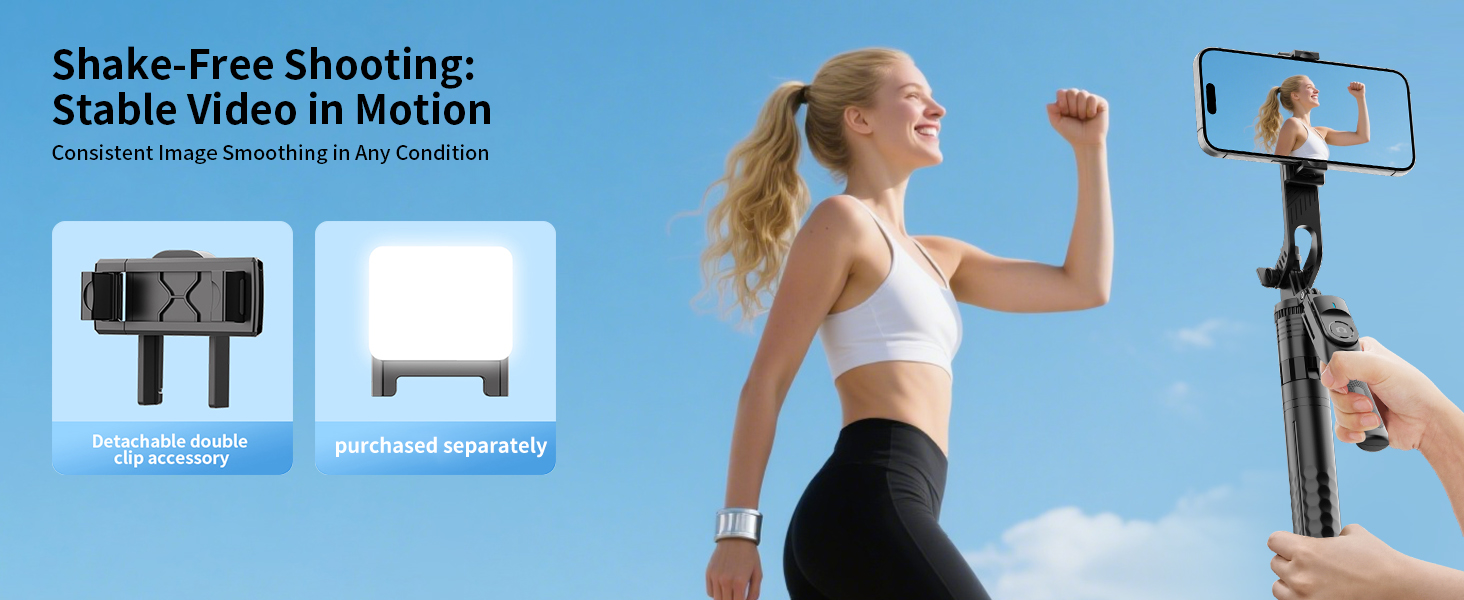 Phone Tripod and Selfie Stick, Tripod with Wireless Compatible with iPhone Android