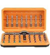 LeCoirrax 42 In 1 Magnetic Screwdriver Set, Ratcheting Screwdriver Set with Detachable Handle, Mu...