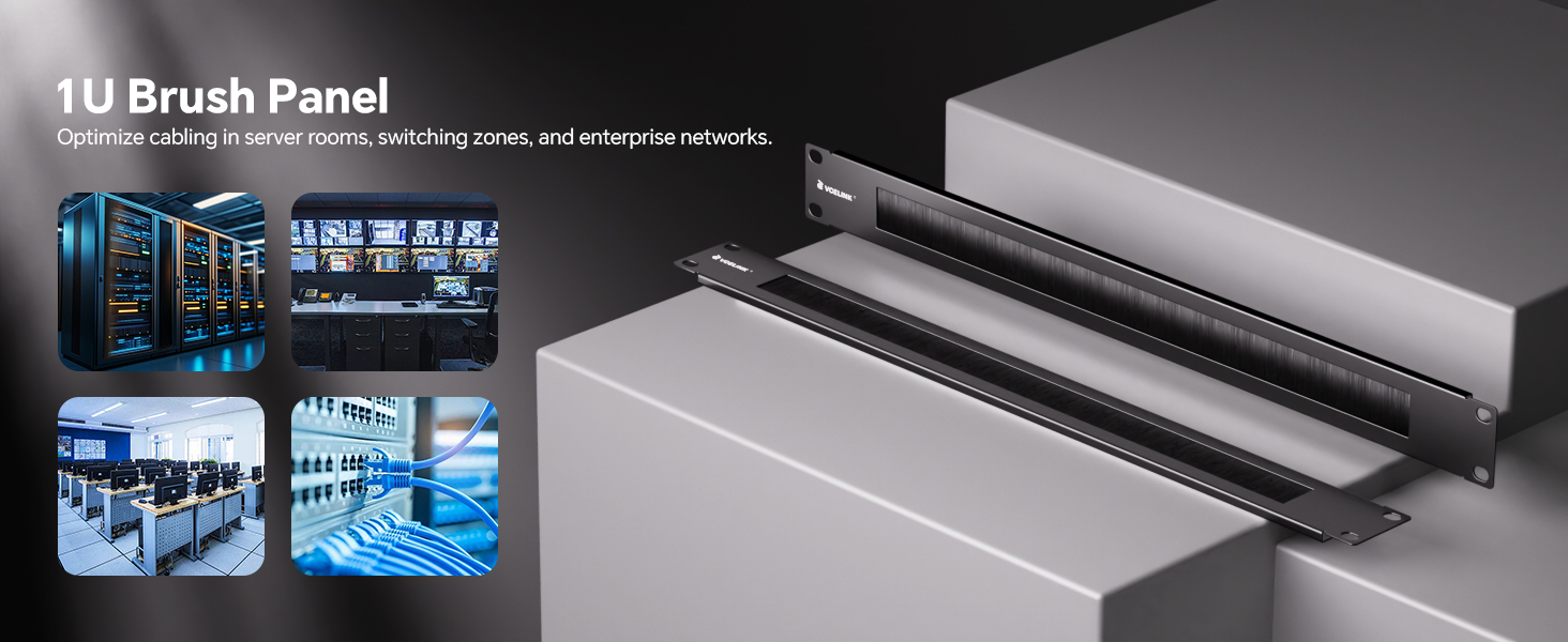 1U Brush Panel