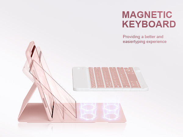 pink ipad keyboard case