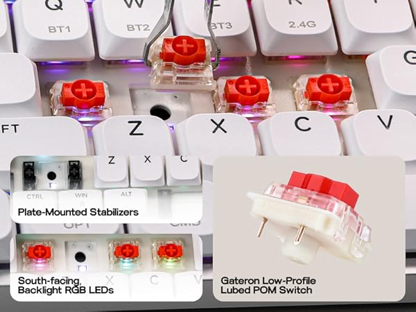 Luma84 Wireless Gaming Mechanical Keyboard