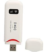 Portable Hotspot, USB 4G LTE Mobile Router, WPA WPA2 Encryption Pocket Router Support 10 Users fo...