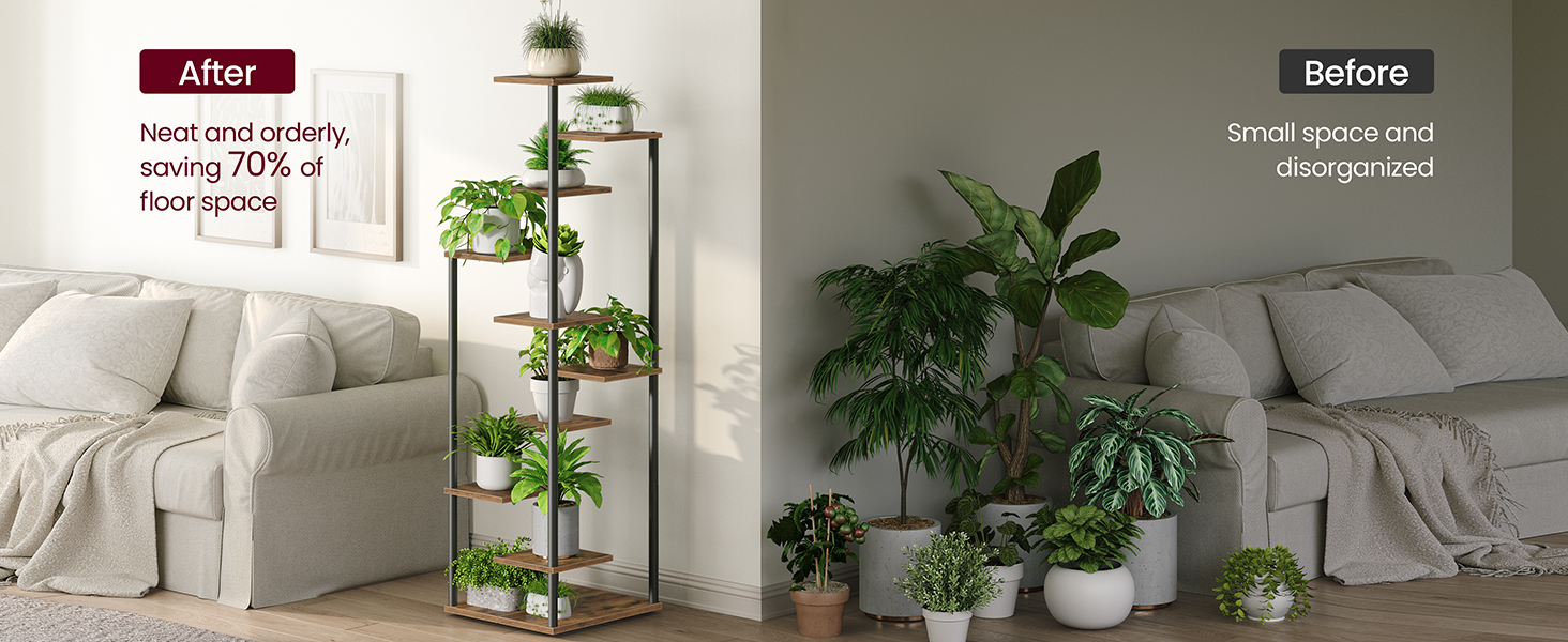 After Neat and orderly, saving 70% of floor space