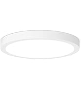 LED Flush Mount Ceiling Light Fixture, 100W Equivalent Modern Kitchen Recessed Ceiling Lamp 5000K...