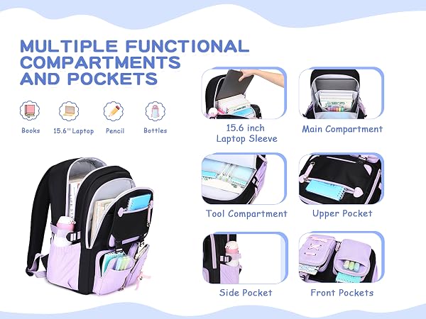 multi functional pockets
