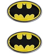 Elektroplate Officially Licensed 2 Mini OEM Chrome DC Comics Batman Emblems for Motorcycles, Wate...