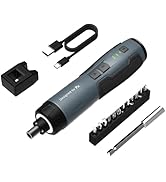 Electric Screwdriver Kit,iFu Power Screwdriver Cordless Rechargeable with LED Light &amp; 12 Magnetic...
