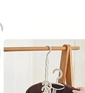 UGWKivd Saving Space Hanger, Vertical Hanger Hanging 60 Hangers, Anti-Sliding Water Droplet Holes...
