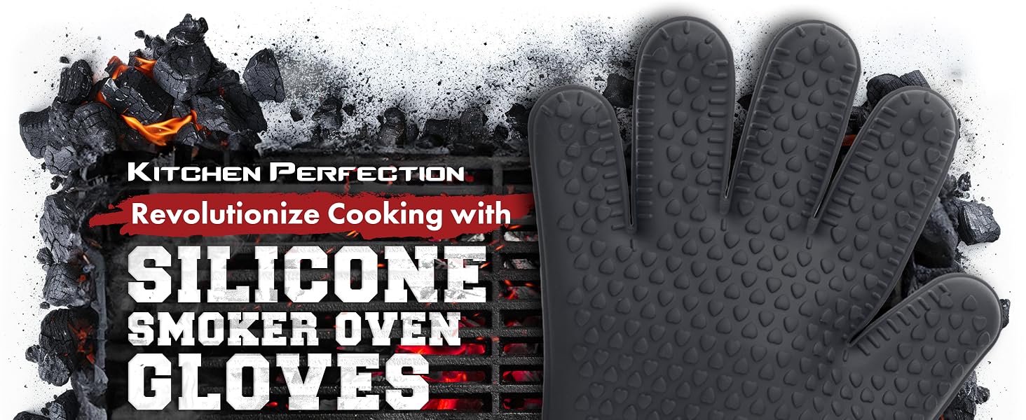 Silicone Smoker Oven Gloves