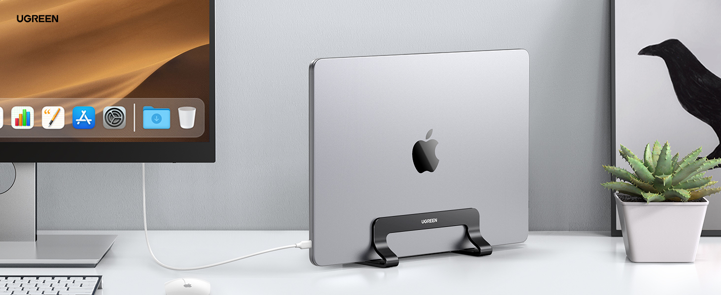 vertical laptop stand