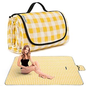 Foldable Outdoor Blankets Sandfree Beach Blanket Washable Lightweight Beach Mat