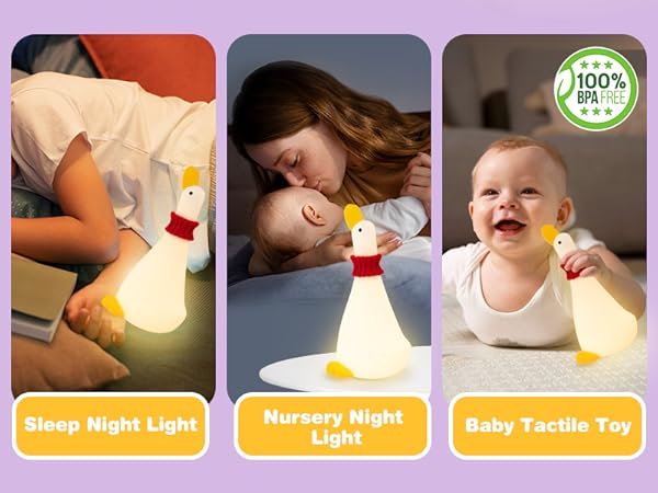 Duck Cute Night Light for Kids Baby Nursery