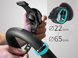 Steering Wheel Phone Holder with Adjustable Strap