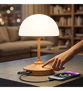 Dawnwake Mushroom Lamp Cordless Lamp Table Lamp,Outdoor Waterproof Shower Lamps,5000mAh Rechargeb...