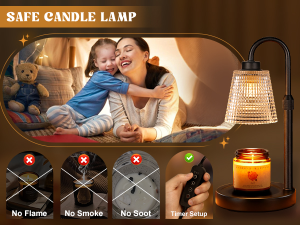safe candle lamp