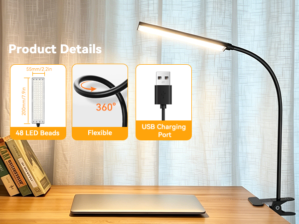 Clip On Desk Lamp