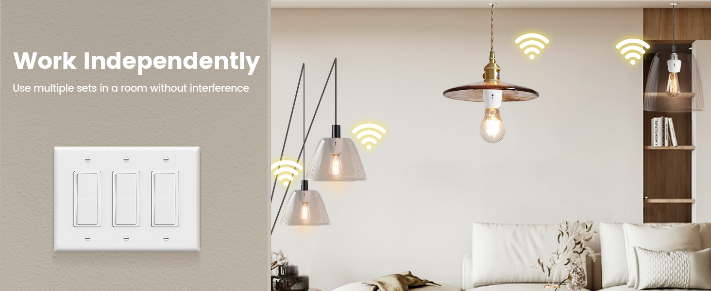 light fixture with remote control