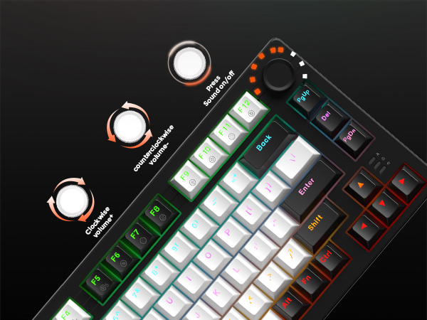 75% wired gaming mechanical keyboard