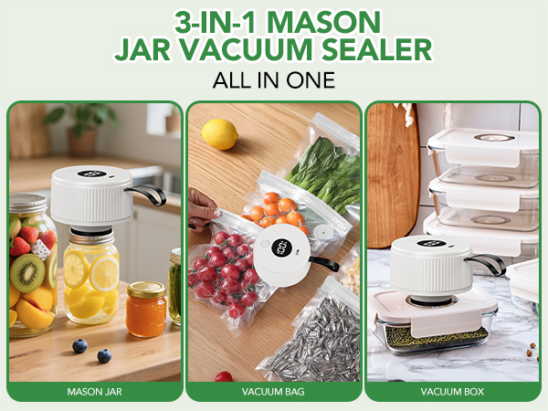 electric vacuum sealer for mason jars