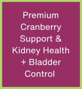 cranberry support Bladder control supplement